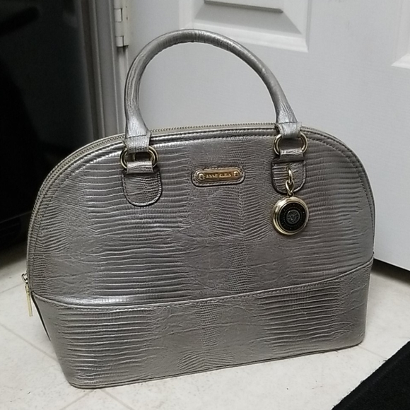 ANNE KLEIN croc embossed dome satchel vegan - Picture 10 of 10